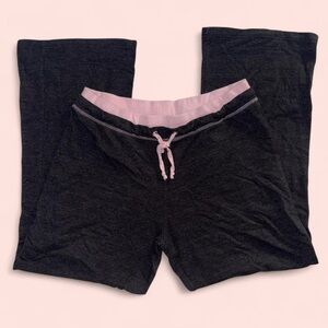 Black and Pink Women's Track Pants